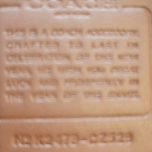 Coach Lunar Year Snake Wristlet NWOT - Picture 11 of 11